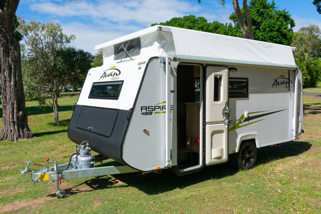 Avan Aspire pop-top caravan