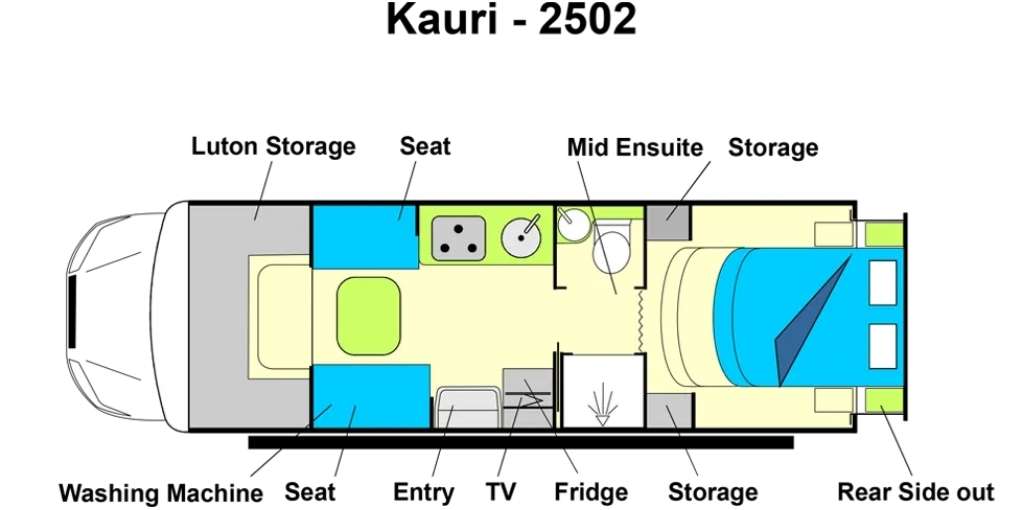 Kauri Motorhome by Willow RV 2502