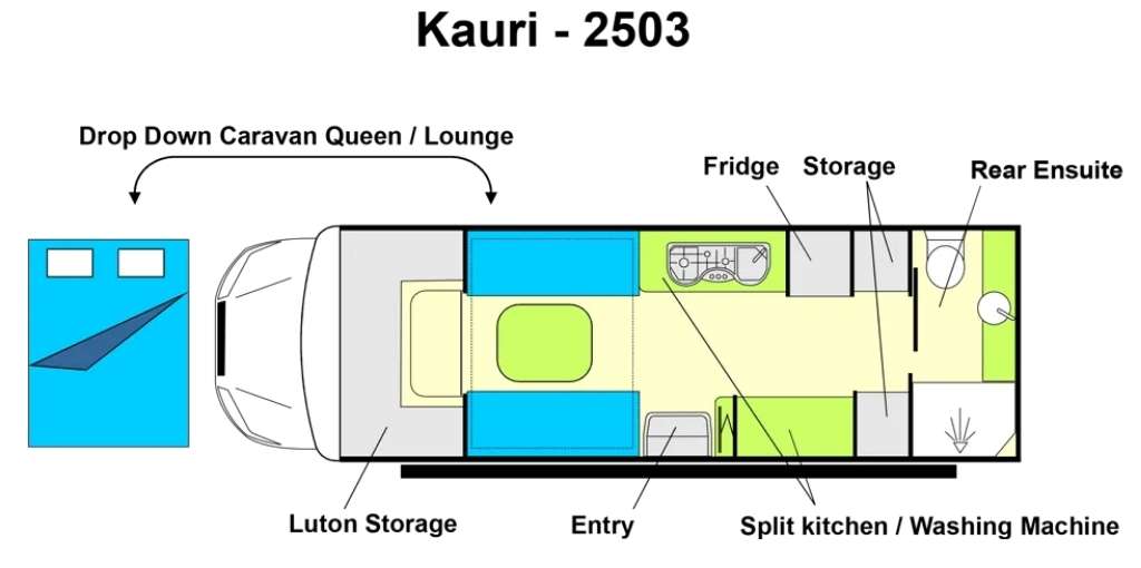 Kauri Motorhome by Willow RV 2503