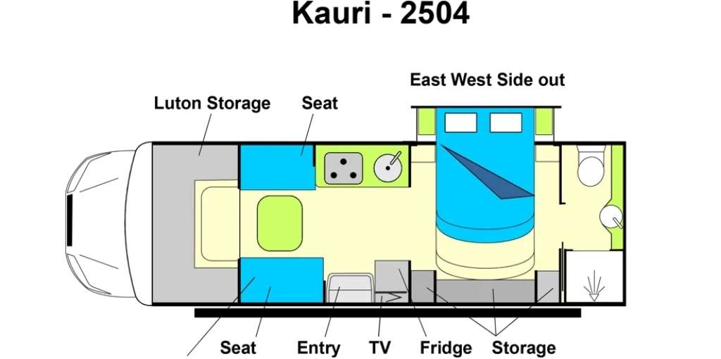 Kauri Motorhome by Willow RV 2504